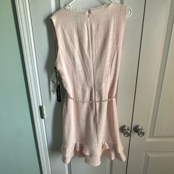 NWT Size 14 PINK LINEN DRESS - Picture 11 of 12